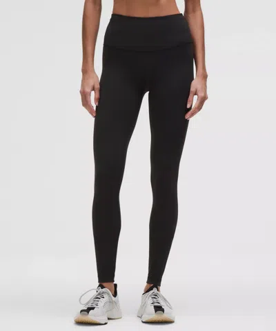 Lululemon Align Ribbed High-rise Leggings In Black