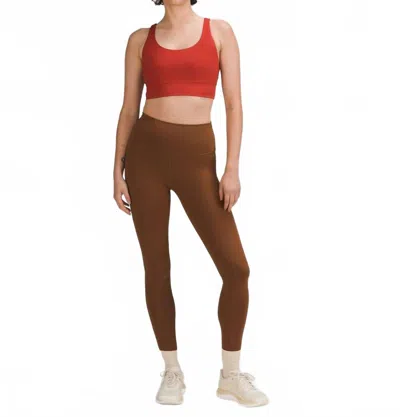 Lululemon Wunder Train High-rise Tight In Roasted Brown In Multi