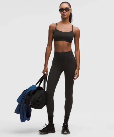 Lululemon Align Ribbed High-rise Leggings In Black