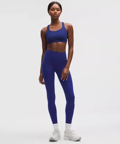 Lululemon Wunder Train High-rise Tight With Pockets 28" In Blue
