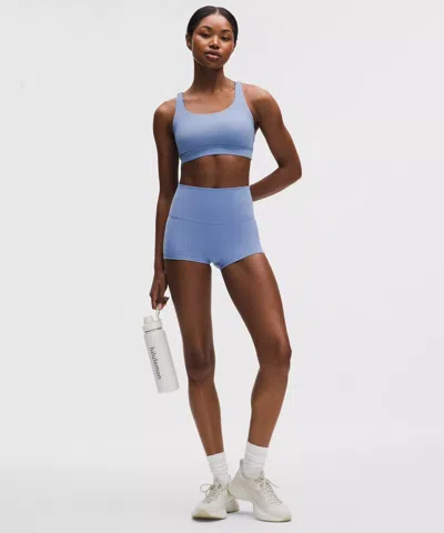 Lululemon Wunder Train High-rise Short 2" In Blue