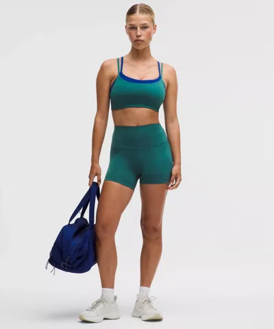 Lululemon Wunder Train High-rise Short 4" In Green