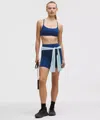 Lululemon Wunder Train High-rise Short 6" In Blue
