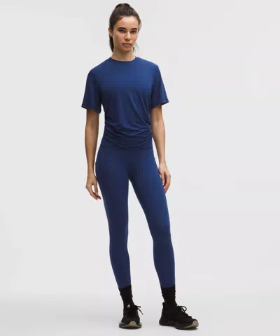 Lululemon Wunder Train High-rise Tight With Pockets 25" In Blue