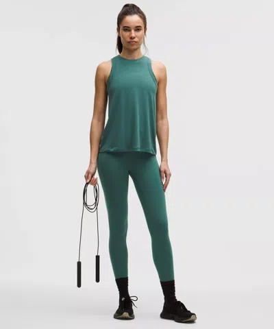 Lululemon Wunder Train High-rise Tight With Pockets 25" In Green