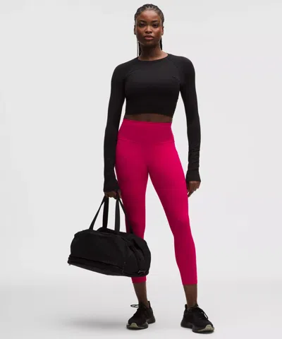 Lululemon Wunder Train High-rise Tight With Pockets 25" In Pink
