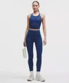 Lululemon Wunder Train High-rise Tight With Pockets 28" In Blue