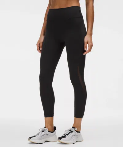 Lululemon Wunder Train Mesh Panel High-rise Tight 25"