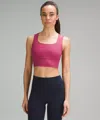 Lululemon Wunder Train Mesh Racerback Tank Top In Pink