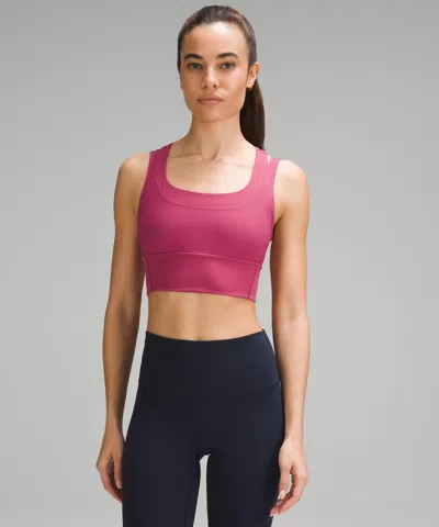 Lululemon Wunder Train Mesh Racerback Tank Top In Pink