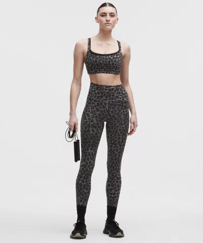 Lululemon Wunder Train No Line High-rise Tight 25" In Animal Print