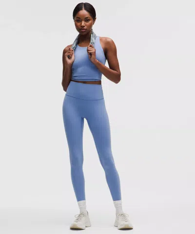 Lululemon Wunder Train No Line High-rise Tight 25" In Blue