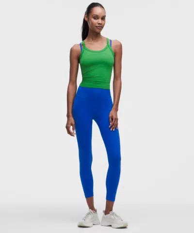 Lululemon Wunder Train No Line High-rise Tight 25" In Blue