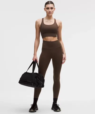 Lululemon Wunder Train No Line High-rise Tight 25" In Brown