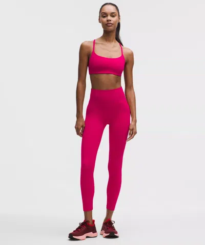 Lululemon Wunder Train No Line High-rise Tight 25" In Pink