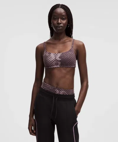 Lululemon Wunder Train Racerback Bra Light Support, A/b Cup Slnsh Collection In Purple