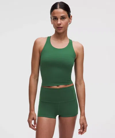 Lululemon Wunder Train Racerback Tank Top In Green