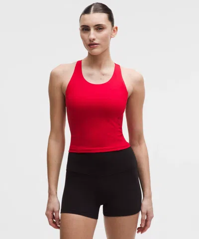 Lululemon Wunder Train Racerback Tank Top In Red