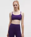 Lululemon Wunder Train Strappy Racer Bra In Blue