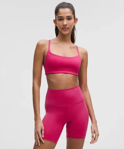 Lululemon Wunder Train Strappy Racer Bra Light Support, A/b Cup