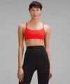 Lululemon Wunder Train Strappy Racer Bra Light Support, A/b Cup