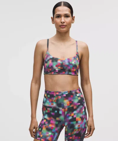 Lululemon Wunder Train Strappy Racer Bra Light Support, A/b Cup Pride