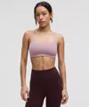 Lululemon Wunder Train Strappy Racer Bra Light Support, C/d Cup In Brown