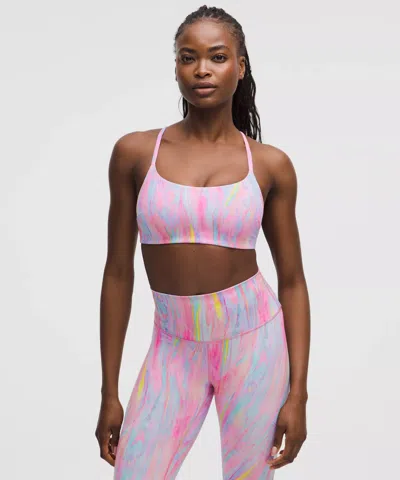 Lululemon Wunder Train Strappy Racer Bra Light Support, C/d Cup