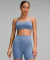 Lululemon Wunder Train Strappy Racer Bra Light Support, C/d Cup In Blue