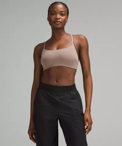 Lululemon Wunder Train Strappy Racer Bra Light Support, C/d Cup In Neutral