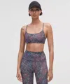Lululemon Wunder Train Strappy Racer Bra In Multi