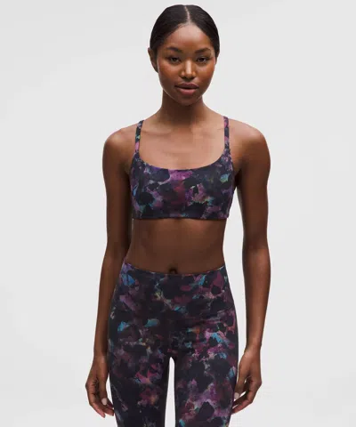 Lululemon Wunder Train Strappy Racer Bra In Purple