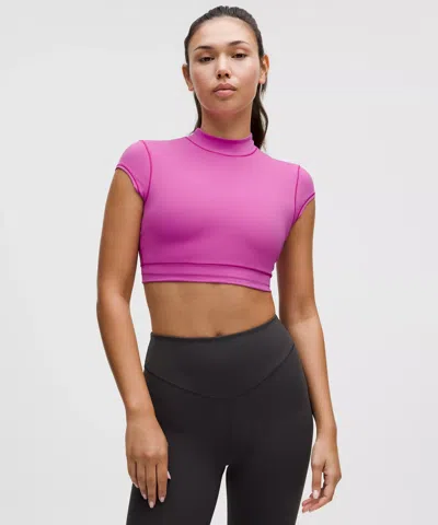 Lululemon Wunder Train Super Cropped Short-sleeve Shirt