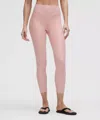 Lululemon Wunder Under Senseknit High-rise Leggings 25" In Pink