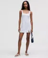 Lululemon Wunder Under Smoothcover Dress Light Support, A/b Cup In White