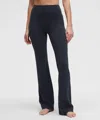 Lululemon Wunder Under Smoothcover High-rise Bootcut Leggings 34" In Blue