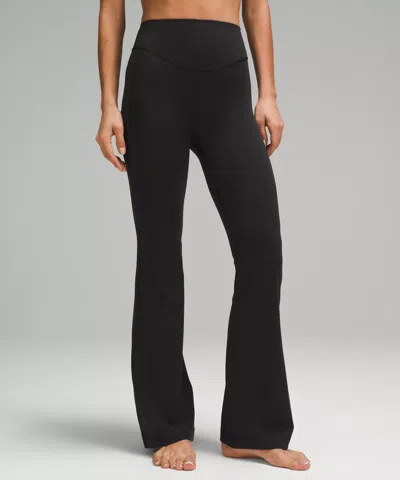 Lululemon Wunder Under Smoothcover High-rise Flared Pants In Black