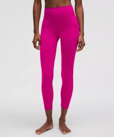 Lululemon Wunder Under Smoothcover High-rise Leggings 25" In Pink