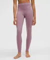Lululemon Wunder Under Smoothcover High-rise Leggings 28" In Purple