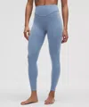 Lululemon Wunder Under Smoothcover High-rise Leggings 28" In Blue