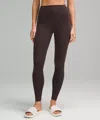 Lululemon Wunder Under Smoothcover High-rise Leggings 28" In Brown