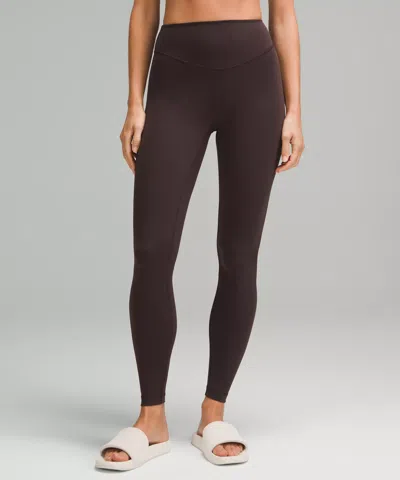 Lululemon Wunder Under Smoothcover High-rise Leggings 28" In Brown