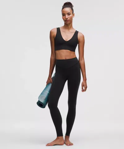 Lululemon Align Ribbed High-rise Leggings In Black