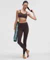 Lululemon Wunder Under Smoothcover High-rise Leggings 28" In Brown
