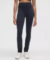 Lululemon Wunder Under Smoothcover Ruched Leggings Regular In Blue