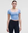 Lululemon Wunder Under Smoothcover Square-neck T-shirt