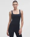Lululemon Wunder Under Smoothcover Tank Top In Animal Print