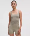 Lululemon Wunder Under Smoothcover Tank Top In Animal Print