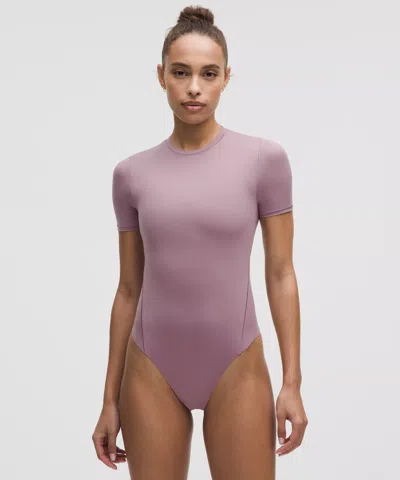 Lululemon Wundermost Bodysuit - Ultra-soft Nulu Short-sleeve Crew Thong Bodysuit