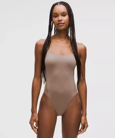 Lululemon Wundermost Ultra-soft Nulu Square-neck Sleeveless Bodysuit